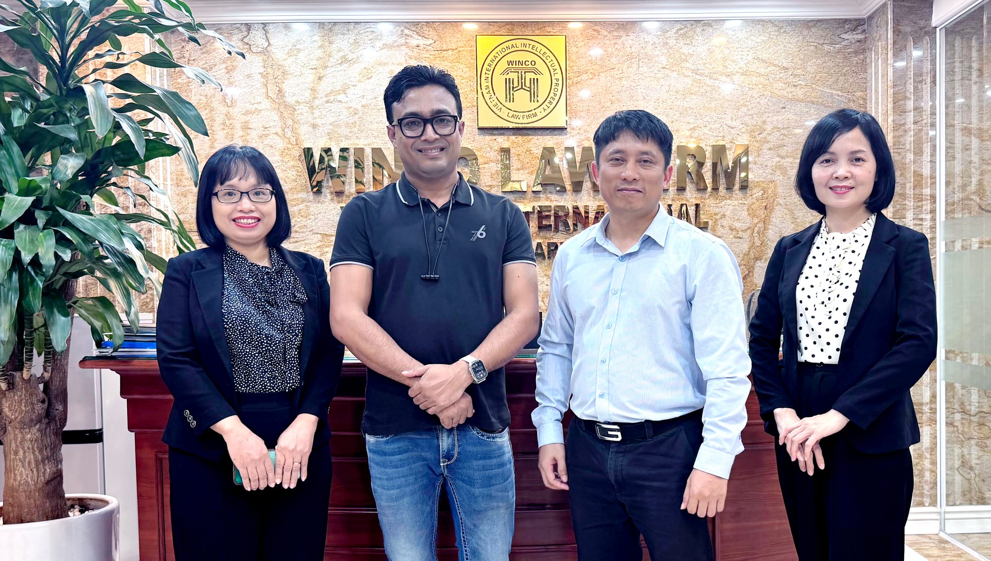 J.A. Chaudhury Reagan’s Visit to WINCO Law Firm, Vietnam