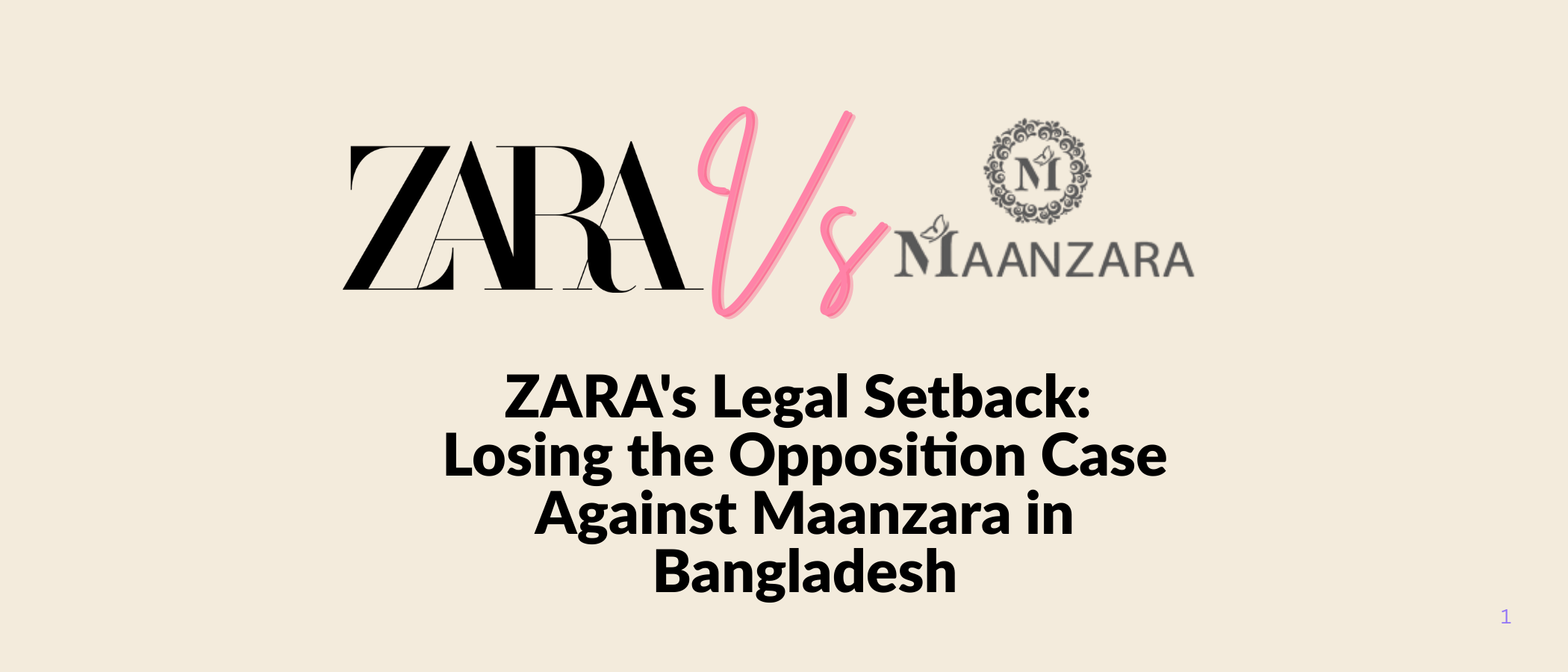 ZARA's Legal Setback: Losing the Opposition Case Against Maanzara in Bangladesh